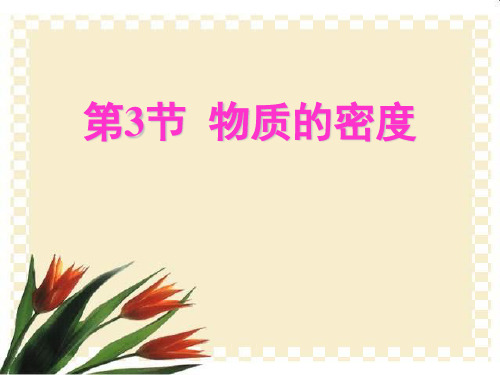 《物质的密度》PPT【精选推荐课件】