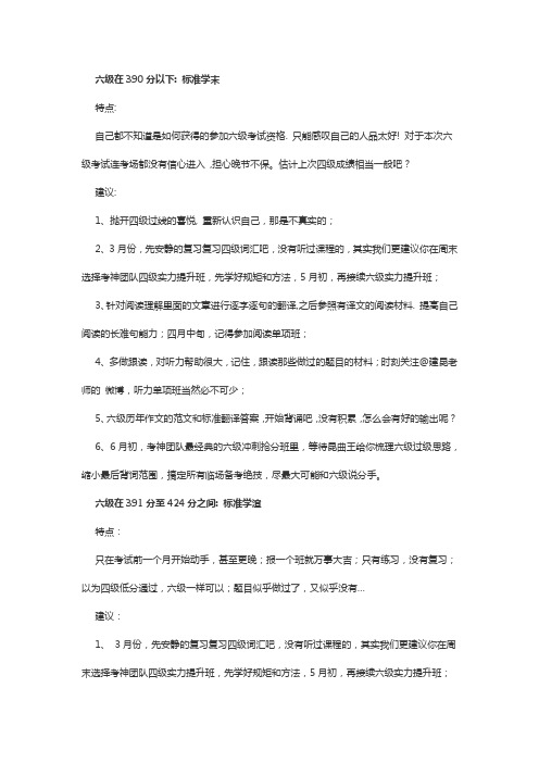 大学英语六级建议,CET6考试攻略,复习