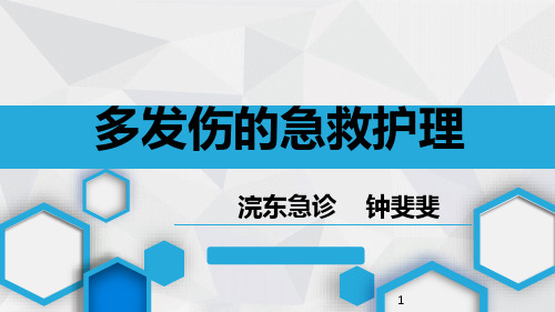 多发伤的急救护理PPT课件