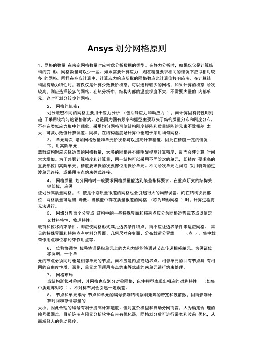 ansys划分网格原则_共1页