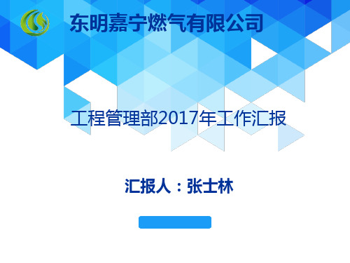 工程管理部汇报 (2017年)