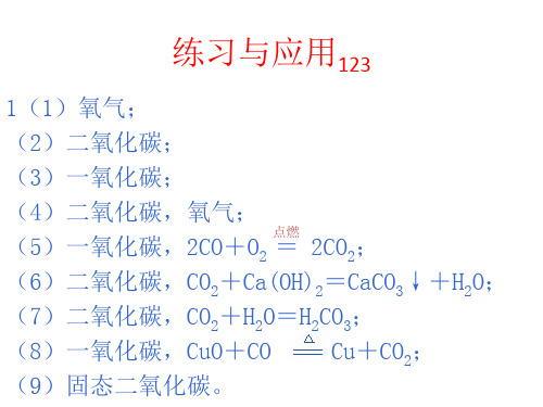 九年级化学上册123页习题