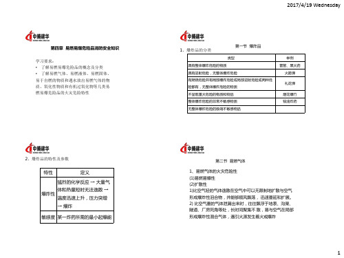 易燃易爆危险品消防安全知识