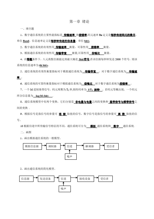 通信原理习题库