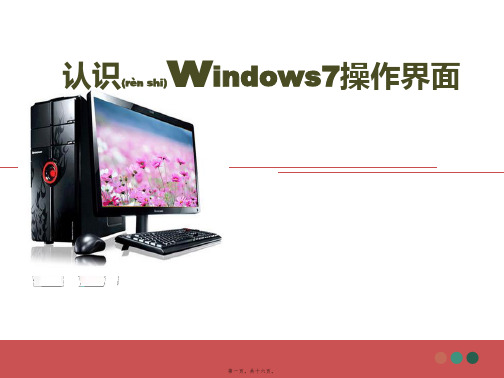 认识Windows7操作界面