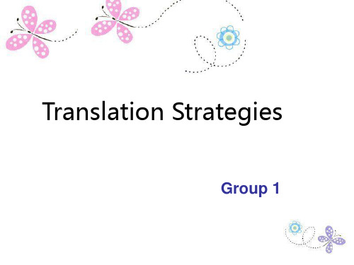 Translation Strategies