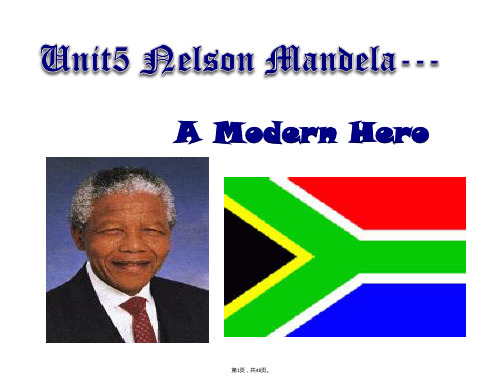 Unit5-Nelson-Mandela——a-modern-hero全单元课件