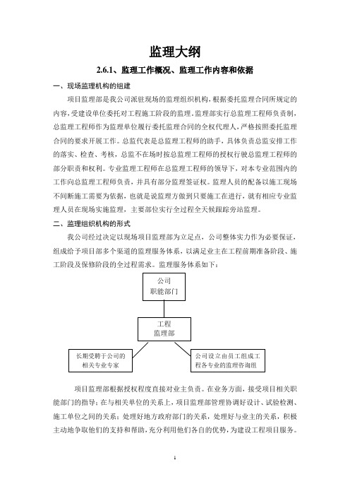 监理大纲