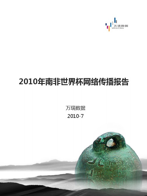 2010年南非世界杯网络传播报告(万瑞)