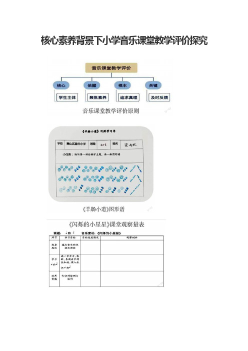 核心素养背景下小学音乐课堂教学评价探究