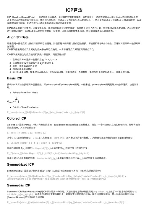 ICP算法——精选推荐