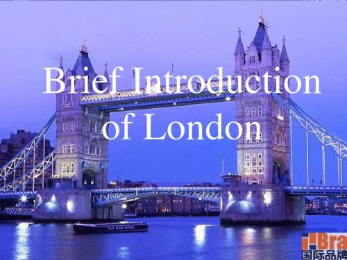 Brief Introduction of London