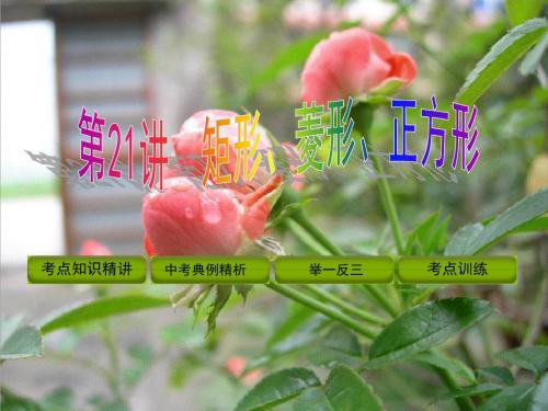 矩形、菱形、正方形PPT课件 人教版