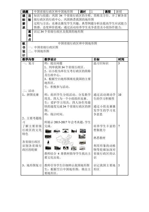 人教2011版初中地理八年级上册《中国省级行政区划中国地形图》_86