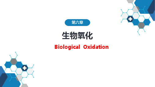 人民卫生出版社《生物化学》第六章  生物氧化