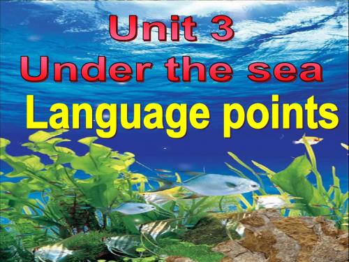 人教版高中英语选修七(Book7)：Unit3 Language Points (共22张PPT)