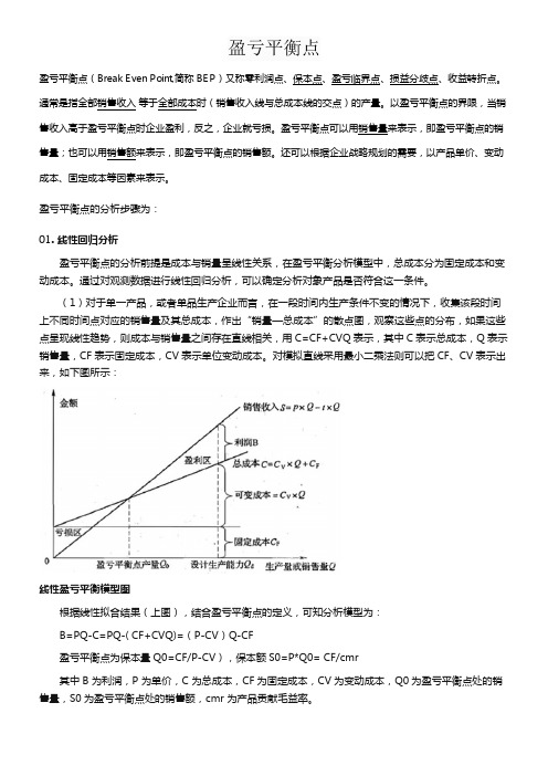 盈亏平衡点