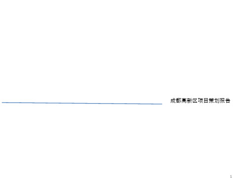 成都高新区房地产项目策划报告_90PPT