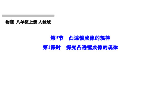 凸透镜成像的规律(探究凸透镜成像的规律)++课件++2024-2025学年物理人教版八年级上册