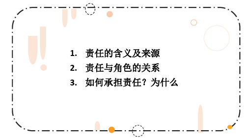 人教版八年级上册道德与法治《做负责任的人》课件