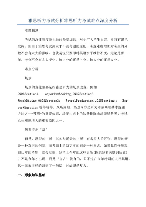 雅思听力考试分析雅思听力考试难点深度分析