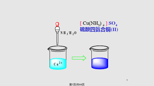 配位平衡和配位滴定法PPT课件