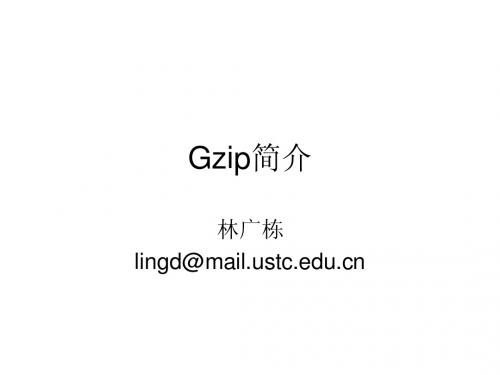 Gzip简介