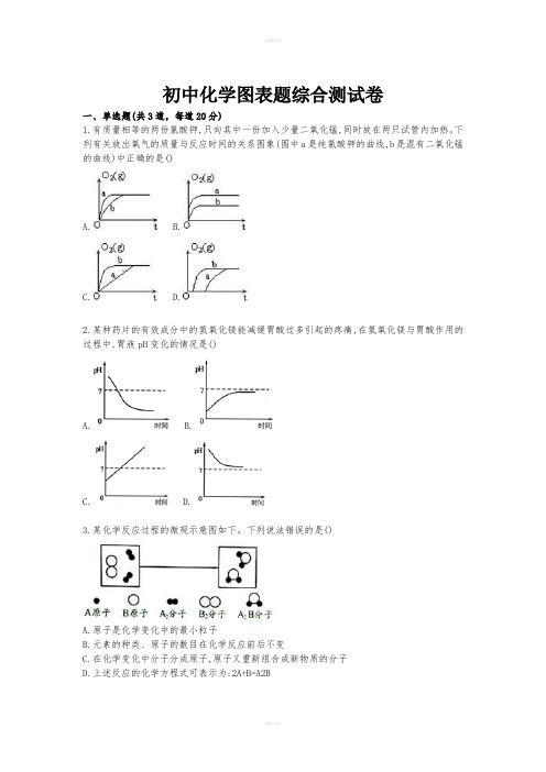 初中化学图表题综合测试卷