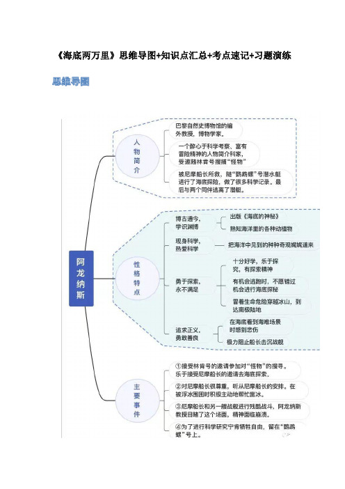 《海底两万里》初中必读名著解析版