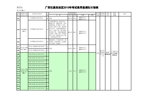 2010选调生