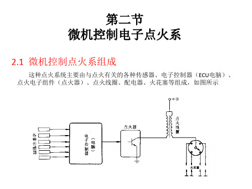 第20讲  微机控制电子点火系组成