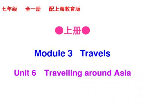 牛津深圳版(广州沈阳通用)七年级英语上册Module3Unit 6 Travelling around Asia