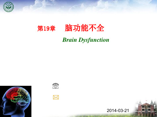 病理生理学：第19章 脑功能不全