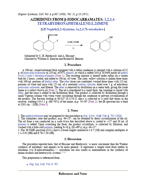 Organic Syntheses, Coll. Vol. 6, p.967 (1988); Vol. 51, p.53 (1971).