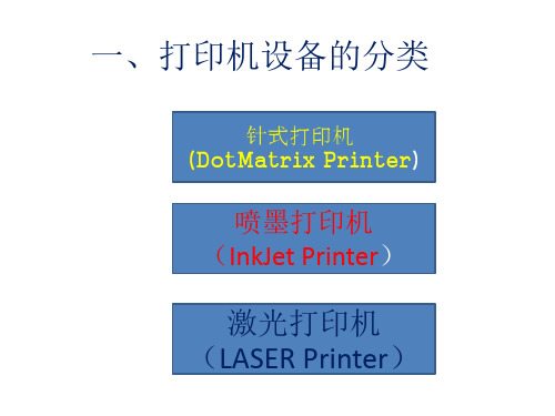 打印机基础知识