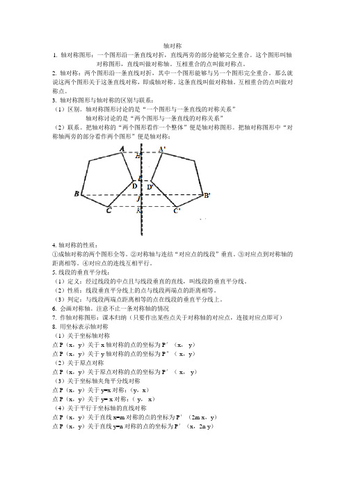 轴对称 内容详解