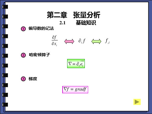 第二章  张量分析