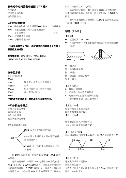 RWF使用详解