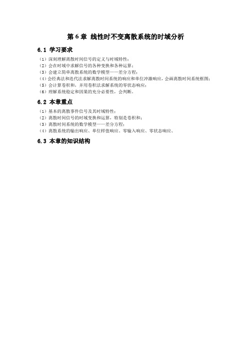 信号与系统王明泉第六章习题解答