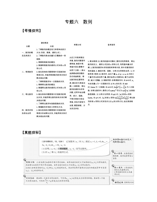 2021届高考数学(浙江专用)一轮试题：§6.1 数列的概念及其表示 Word版含解析