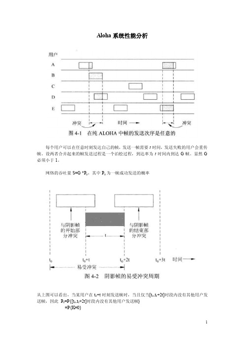 2016年度精品--Aloha协议的性能分析