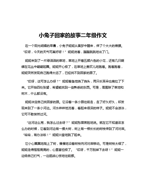 小兔子回家的故事二年级作文