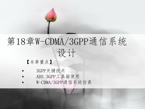 第18章WCDMA3GPP通信系统设计