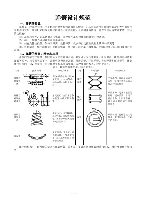 弹簧设计规范(全)