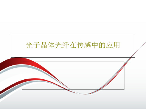 光子晶体光纤在传感中的应用共41页PPT