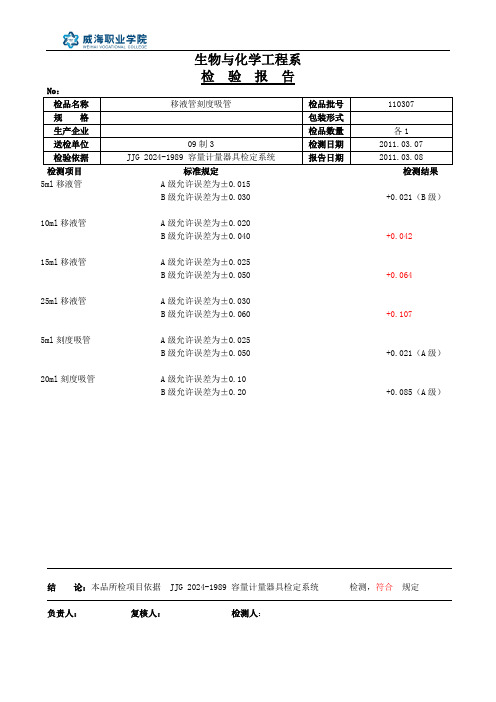 06移液管刻度吸管