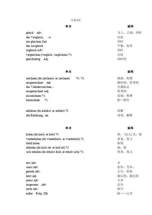 分类词汇_德语