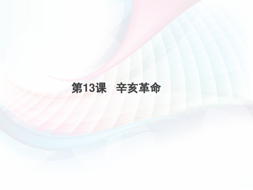 人教版高中必修一4.13辛亥革命课件(共32张PPT)