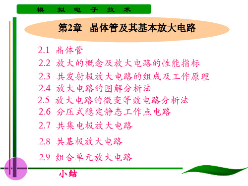 晶体管及其放大电路