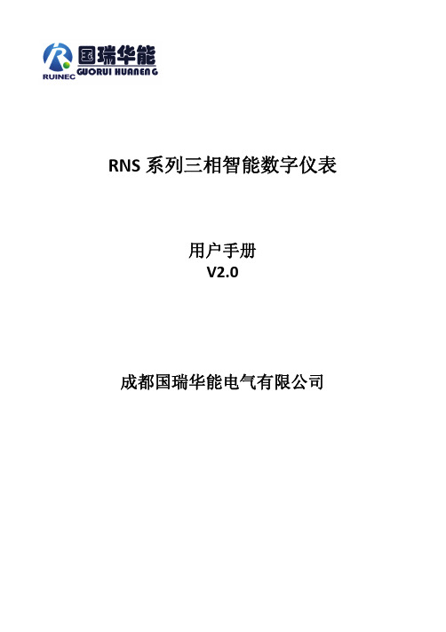 RNS系列三相智能数字仪表V2.0